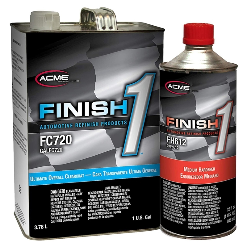 Finish-1 4:1 FC720 Ultimate Overall Clearcoat Gallon & FH612 Medium Hardener Kit-B