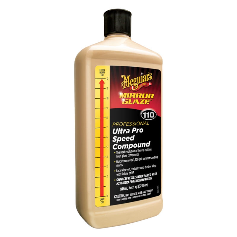 Meguiar's Mirror Glaze Ultra Pro Speed Compound Quart - M11032