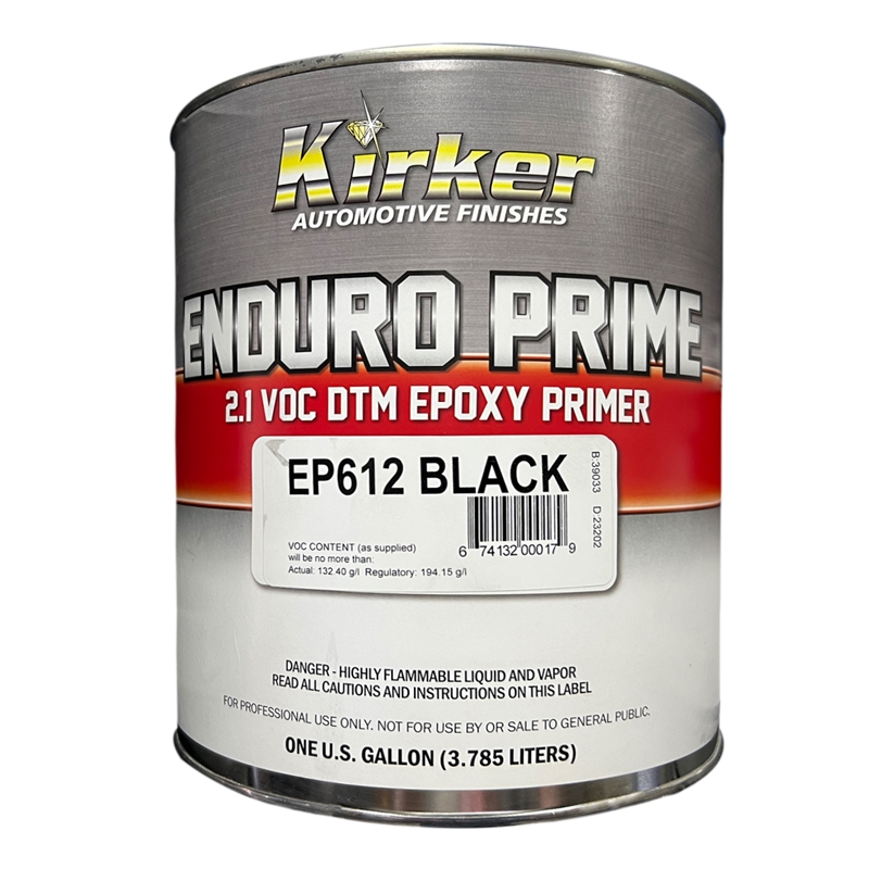 Kirker 2.1 VOC DTM Black Epoxy Primer Gallon - EP612