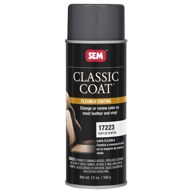 SEM Classic Coat Very Dark Pewter 12 Oz. Aerosol - 17223