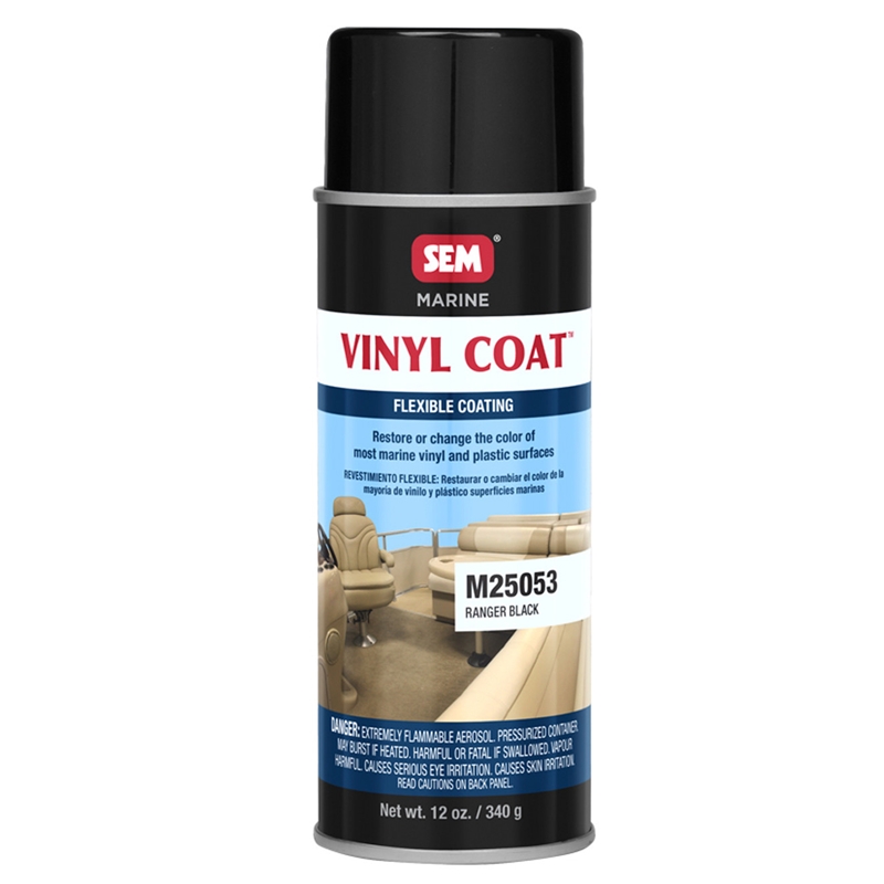 SEM Marine Vinyl Coat Ranger Black 12oz - M25053