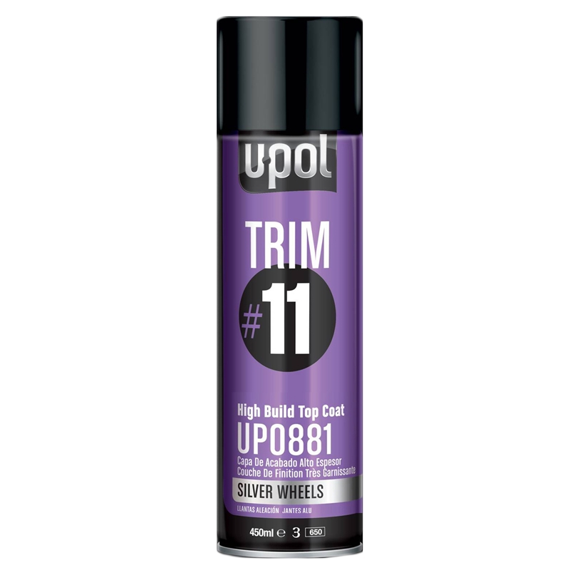 U-Pol SilverWheels Topcoat Oem Trim #11 15 Oz. Aerosol