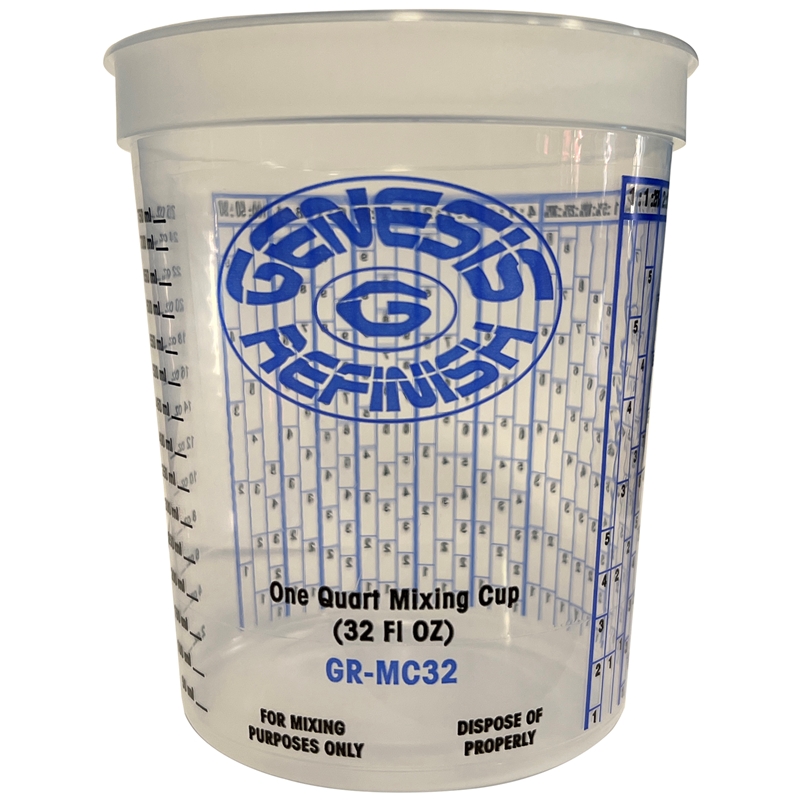 Genesis Refinish Quart Mixing Cups (100/Box) - GR-MC-32-CASE