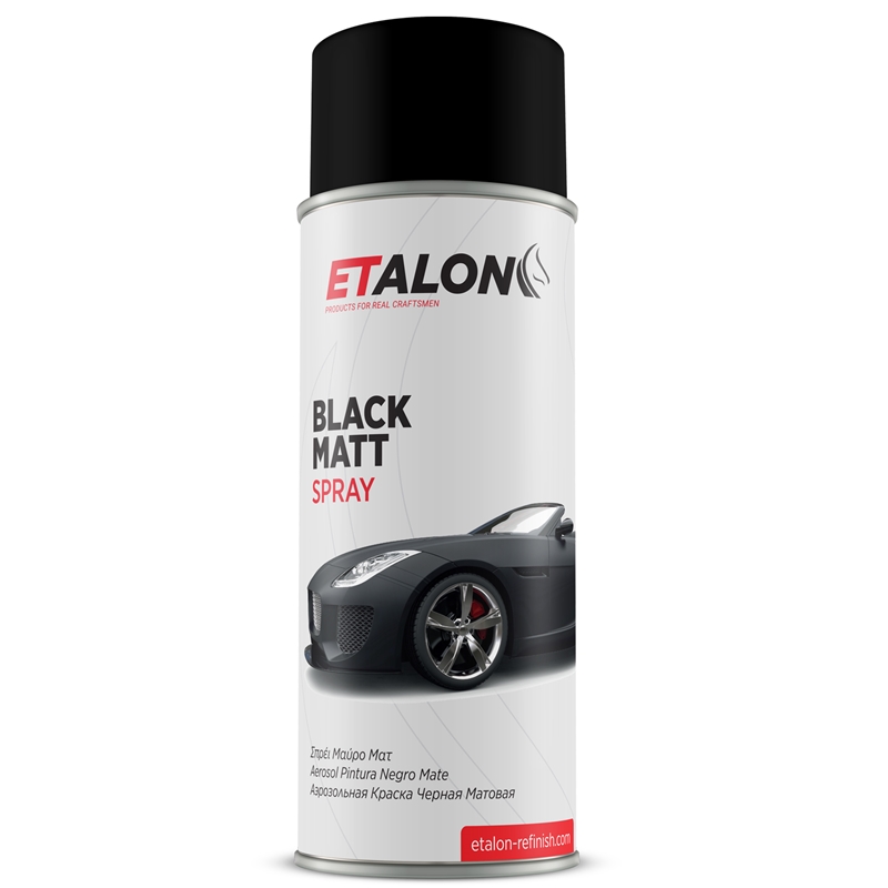 ETALON Black Matt Spray 400Ml (Aerosol) - ET854002-BM