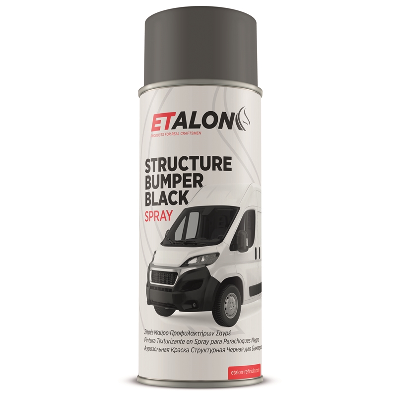 ETALON Structure Bumper Black Spray 400Ml (Aerosol) - ET874002-B