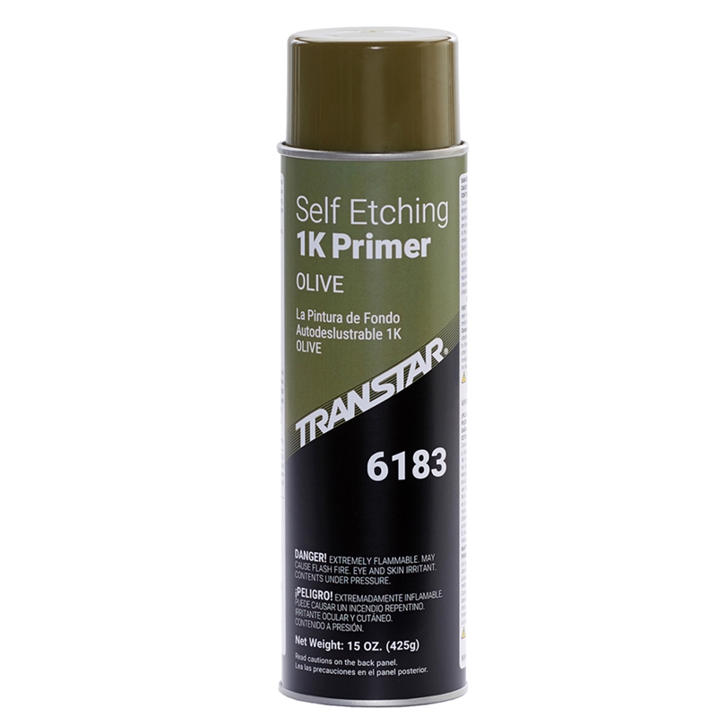 Transtar Self Etching 1K Primer - Olive 20 Oz. Aerosol - 6183