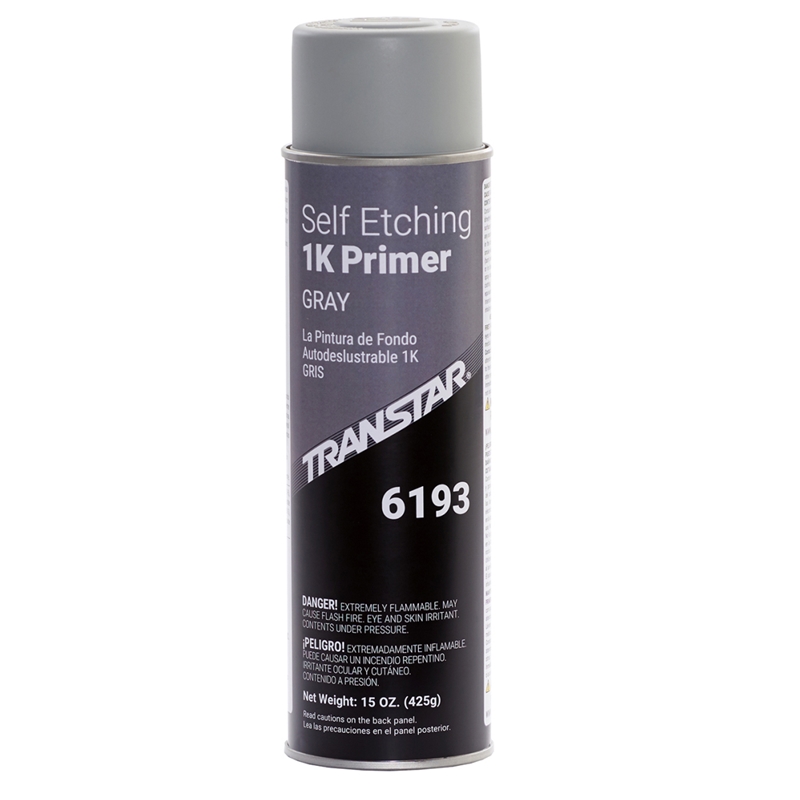 Transtar Self Etching 1K Primer Gray 20Oz Aerosol Can - 6193