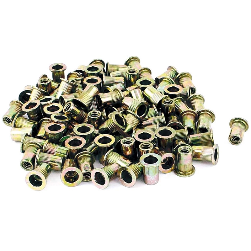 Astro Pneumatic 100pcs M6 6mm Steel Rivet Nuts - RN6M