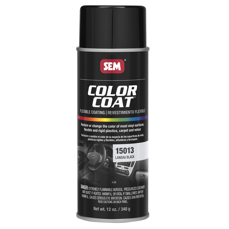 SEM Color Coat Landau Black 12 Oz. Aerosol - 15013