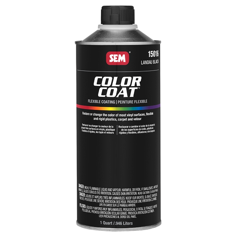 SEM Color Coat Landau Black Quart - 15016