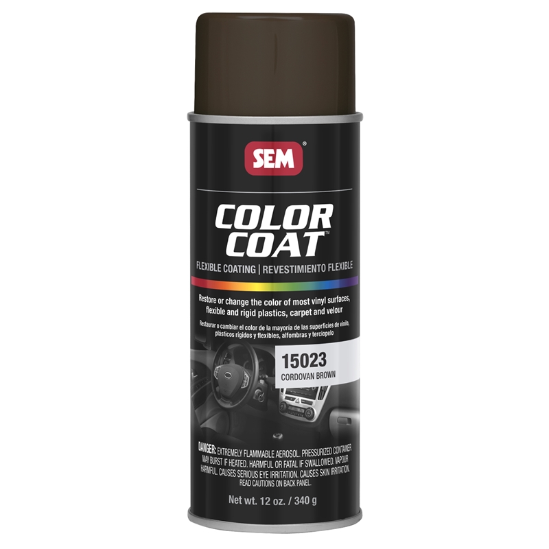 SEM Color Coat Cordovan Brown 12 Oz. Aerosol - 15023