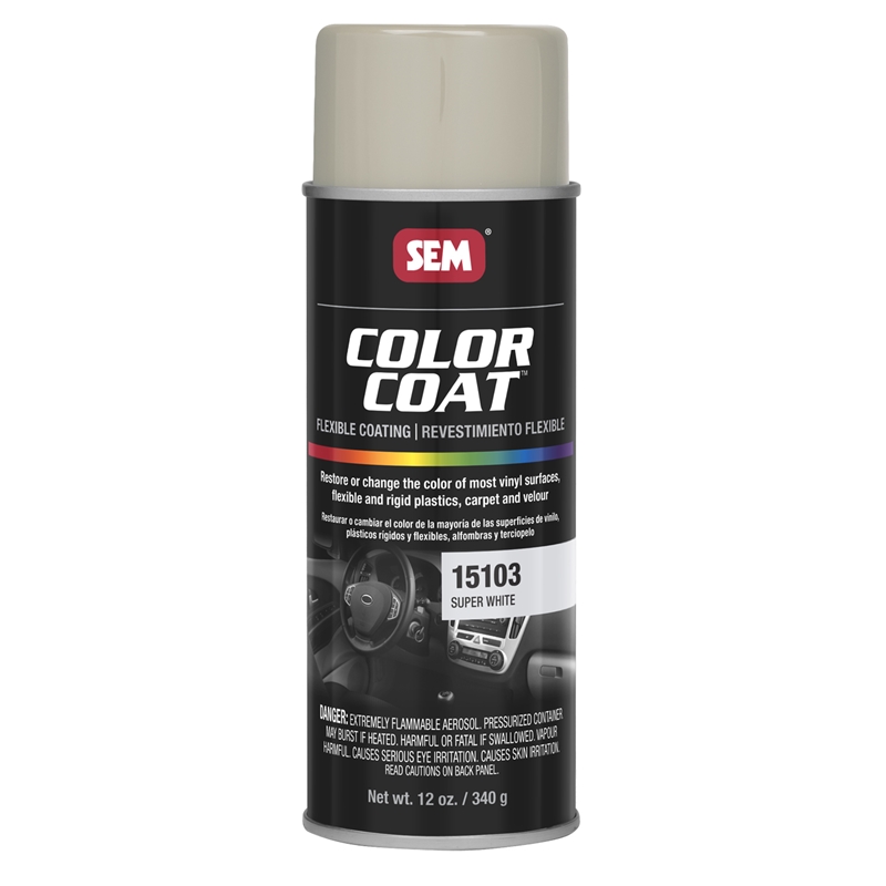 SEM Color Coat Super White 12 Oz. Aerosol - 15103