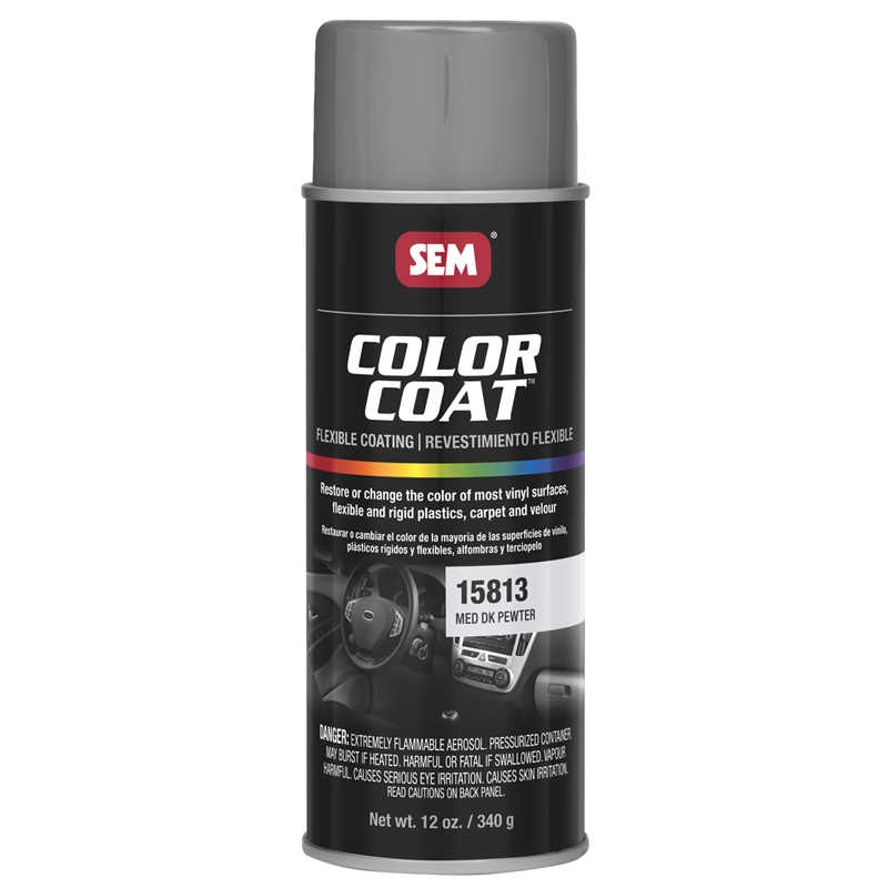 SEM Color Coat Medium Dark Pewter 12 Oz. Aerosol - 15813