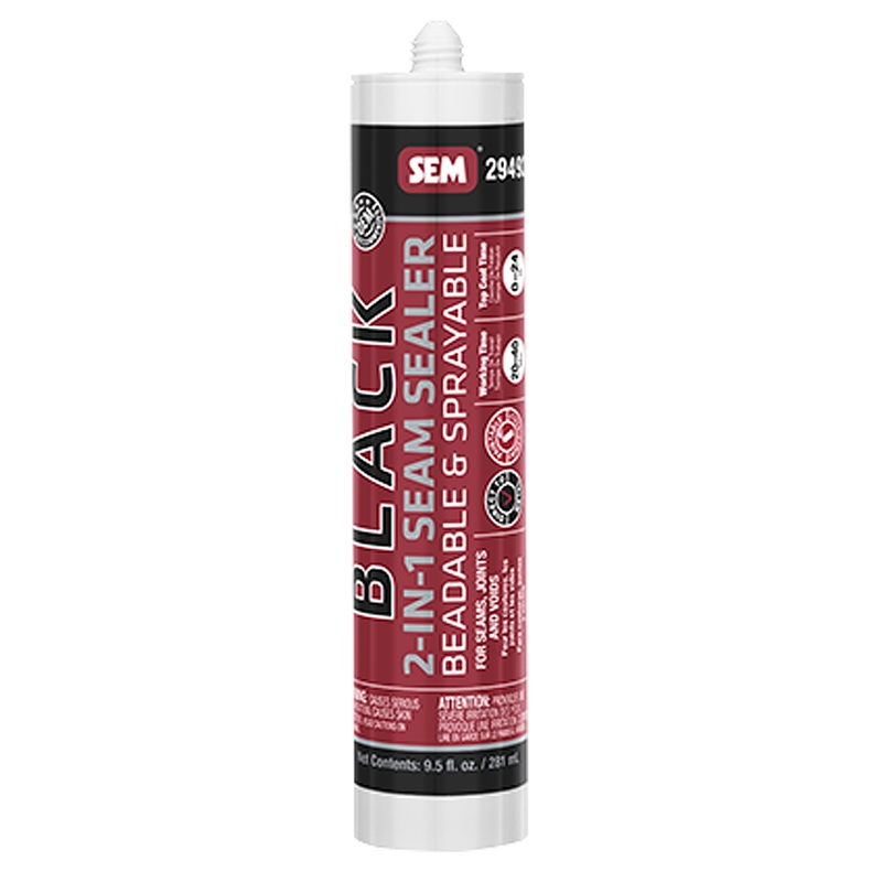 SEM 2-In-1 White Sprayable Seam Sealer 9.5 Oz. Tube - 29492