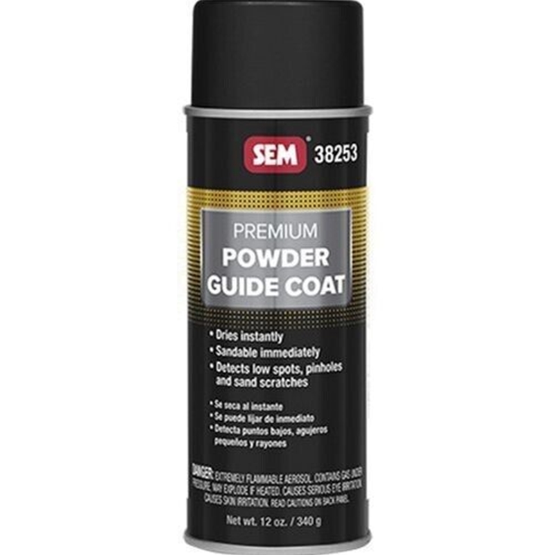 SEM Black Premium Powder Guide Coat 12 Oz. Aerosol - 38253