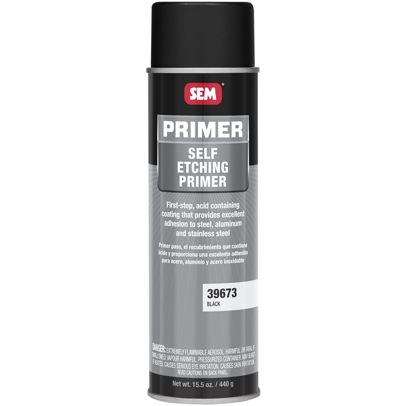 SEM Black Self Etching Primer 15.5 Oz. Aerosol - 39673