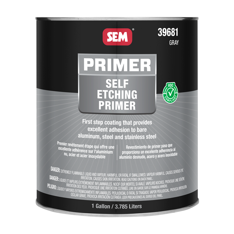 SEM Gray Self Etching Primer Gallon - 39681