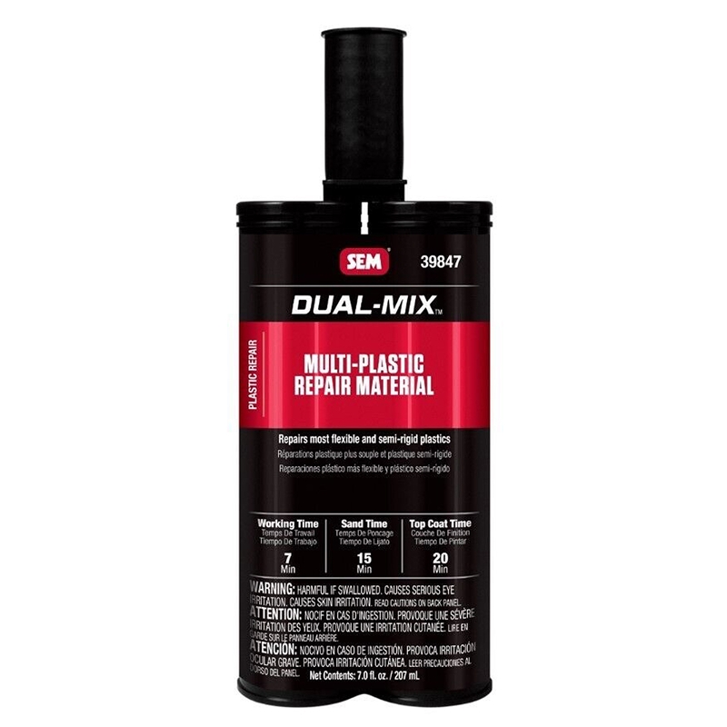 SEM Dual-Mix Multi Plastic Repair 7 Oz. Cartridge - 39847