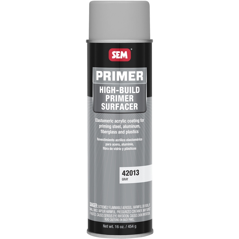 SEM High-Build Primer Surfacer Gray 16 Oz. Aerosol - 42013