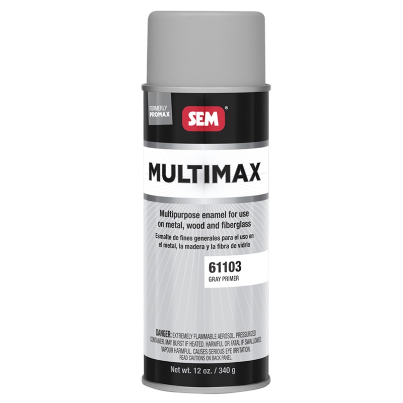 SEM Multimax Gray Primer 12 Oz. Aerosol - 61103