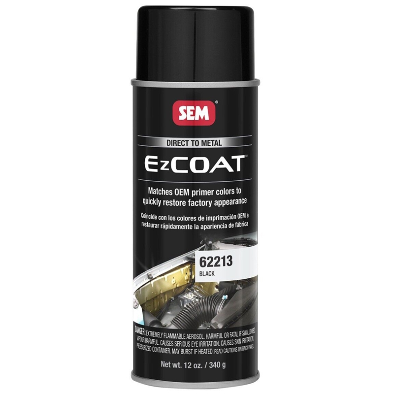 SEM Ez Coat 12 Oz. Aerosol - Black - 62213