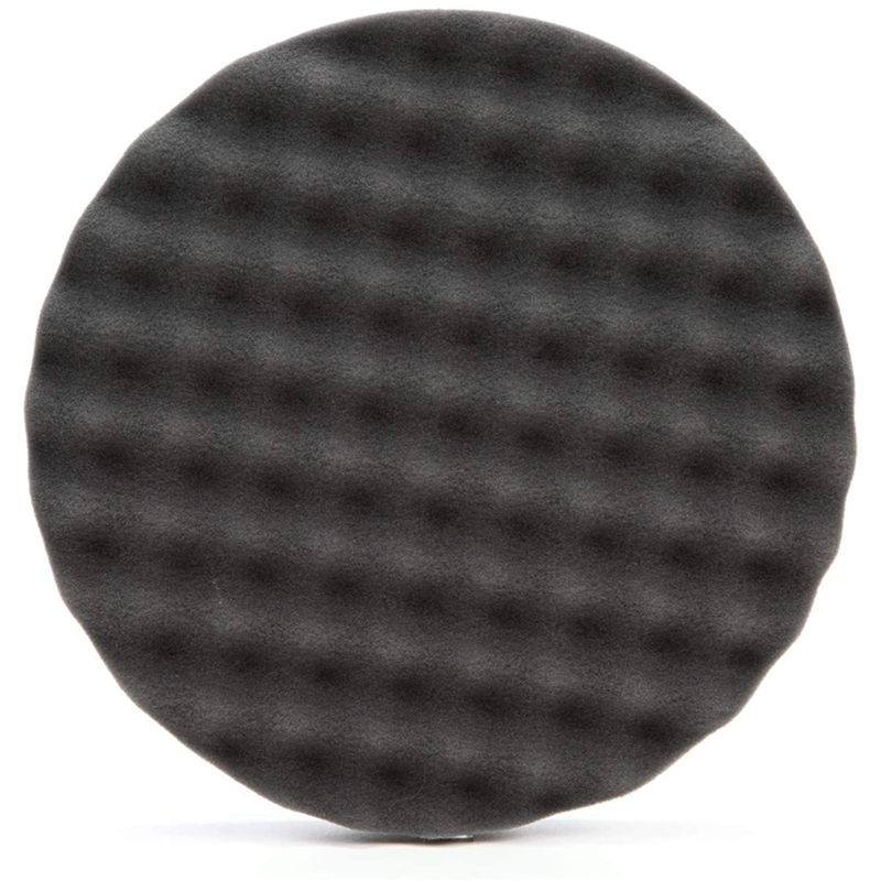 3M 8" Perfect-It Single Sided Black Foam Velcro Polishing Pad (Each) - 5738